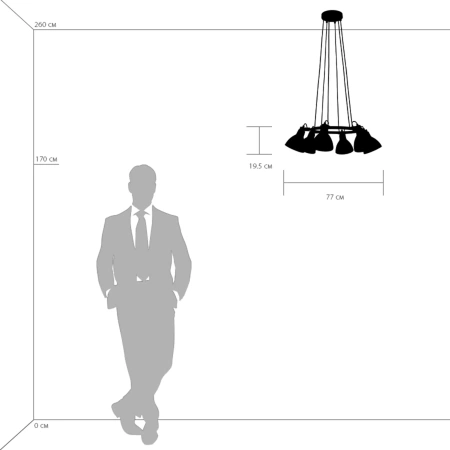 ✔️Люстра Lightstar Acrobata 761164 купить за 143 500 тенге в Казахстане г. Астане, Алмате, Караганде