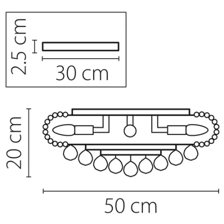 ✔️Люстра Osgona Monile 704092 купить за 334 800 тенге в Казахстане г. Астане, Алмате, Караганде