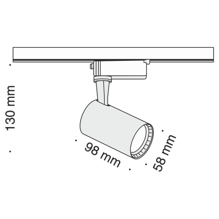 ✔️Трековый светильник Maytoni Track lamps TR003-1-6W3K-B купить за 6 800 тенге в Казахстане г. Астане, Алмате, Караганде