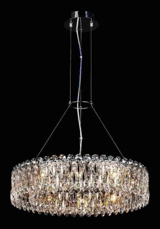 ✔️Подвесной светильник Crystal Lux LIRICA SP10 D610 CHROME/GOLD-TRANSPARENT купить за 364 300 тенге в Казахстане г. Астане, Алмате, Караганде