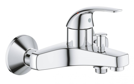 ✔️Смеситель для ванны Grohe Bau Curve 23599000 купить за 54 000 тенге в Казахстане г. Астане, Алмате, Караганде