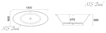 ✔️Ванна NS Bath NSB-19900 купить за 3 131 800 тенге в Казахстане г. Астане, Алмате, Караганде