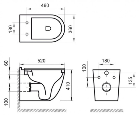 ✔️Подвесной унитаз BelBagno Senso-R BB017CHR купить за 90 800 тенге в Казахстане г. Астане, Алмате, Караганде