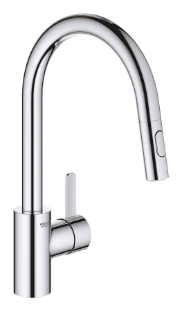 ✔️Смеситель для кухни с выдвежным душем Grohe Eurosmart Cosmopolitan 31481001 купить за 115 300 тенге в Казахстане г. Астане, Алмате, Караганде