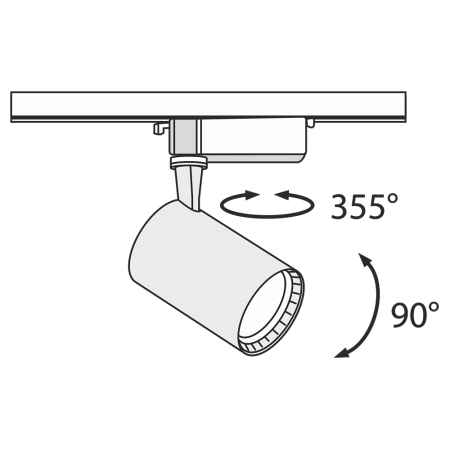 ✔️Трековый светильник Maytoni Track lamps TR003-1-12W3K-W купить за 8 700 тенге в Казахстане г. Астане, Алмате, Караганде