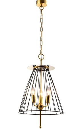 ✔️Подвесной светильник Crystal Lux MODESTO SP3 BLACK/GOLD купить за 46 800 тенге в Казахстане г. Астане, Алмате, Караганде