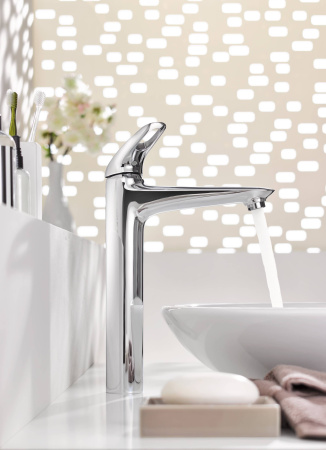 ✔️Смеситель для раковины Grohe Eurostyle new 23570003 купить за 129 100 тенге в Казахстане г. Астане, Алмате, Караганде