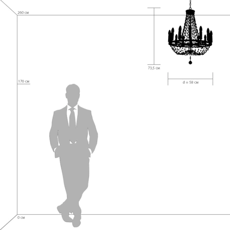 ✔️Люстра Lightstar Castello 744148 купить за 202 800 тенге в Казахстане г. Астане, Алмате, Караганде