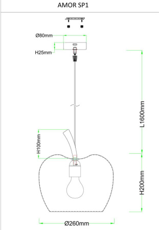 ✔️Подвесной светильник Crystal Lux AMOR SP1 WHITE купить за 70 600 тенге в Казахстане г. Астане, Алмате, Караганде