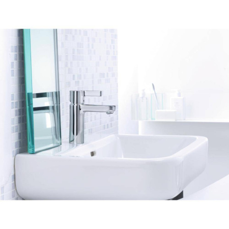 ✔️Смеситель для раковины Hansgrohe Metris S 31060000 хром купить за 158 400 тенге в Казахстане г. Астане, Алмате, Караганде