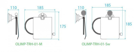 ✔️Держатель для туалетной бумаги Cezares Olimp OLIMP-TRH-02-Sw купить за 87 000 тенге в Казахстане г. Астане, Алмате, Караганде