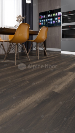 ✔️Виниловый пол Alpine Floor EASY LINE ЕСО 3-13 Орех Тёмный купить за 11 300 тенге в Казахстане г. Астане, Алмате, Караганде