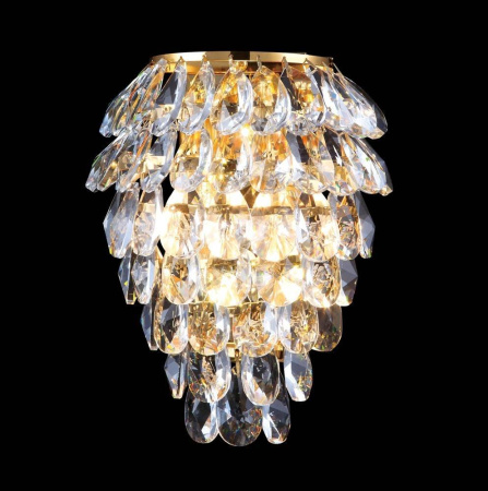 ✔️Бра Crystal Lux CHARME AP3 GOLD/TRANSPARENT купить за 94 400 тенге в Казахстане г. Астане, Алмате, Караганде