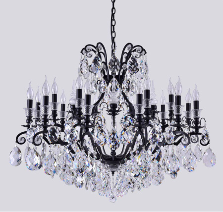 ✔️Люстра Crystal Lux MAGNIFICO SP19 BLACK/TRANSPARENT купить за 1 865 800 тенге в Казахстане г. Астане, Алмате, Караганде