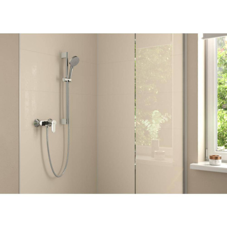 ✔️Душевой гарнитур Hansgrohe Vernis Blend 26275000 хром купить за 29 100 тенге в Казахстане г. Астане, Алмате, Караганде