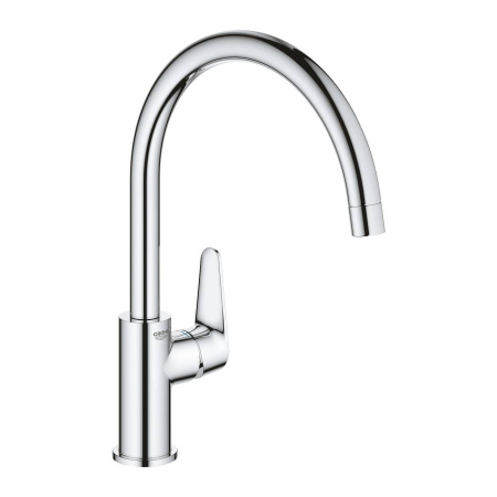 ✔️Смеситель для кухни Grohe Bau Curve 31231001 купить за 62 000 тенге в Казахстане г. Астане, Алмате, Караганде