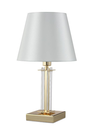 ✔️Настольная лампа Crystal Lux NICOLAS LG1 GOLD/WHITE купить за 43 600 тенге в Казахстане г. Астане, Алмате, Караганде