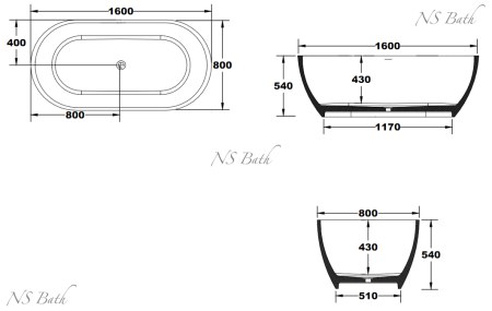 ✔️Ванна NS Bath NSB-16800 купить за 2 694 800 тенге в Казахстане г. Астане, Алмате, Караганде