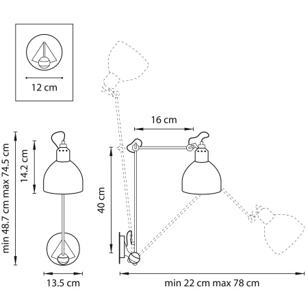 ✔️Бра Lightstar Loft 865614 купить за 101 400 тенге в Казахстане г. Астане, Алмате, Караганде