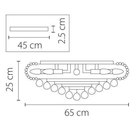 ✔️Люстра Osgona Monile 704172 купить за 521 200 тенге в Казахстане г. Астане, Алмате, Караганде