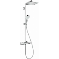 ✔️Душевая система Hansgrohe Crometta Е 240 1jet Showerpipe 27271000 купить за 263 000 тенге в Казахстане г. Астане, Алмате, Караганде