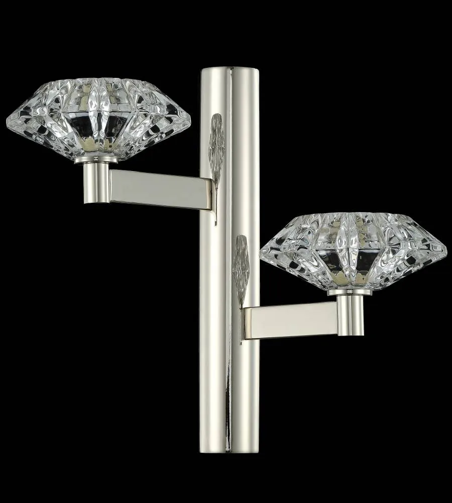 ✔️Бра Crystal Lux REBECA AP2 NICKEL купить за 46 800 тенге в Казахстане г. Астане, Алмате, Караганде