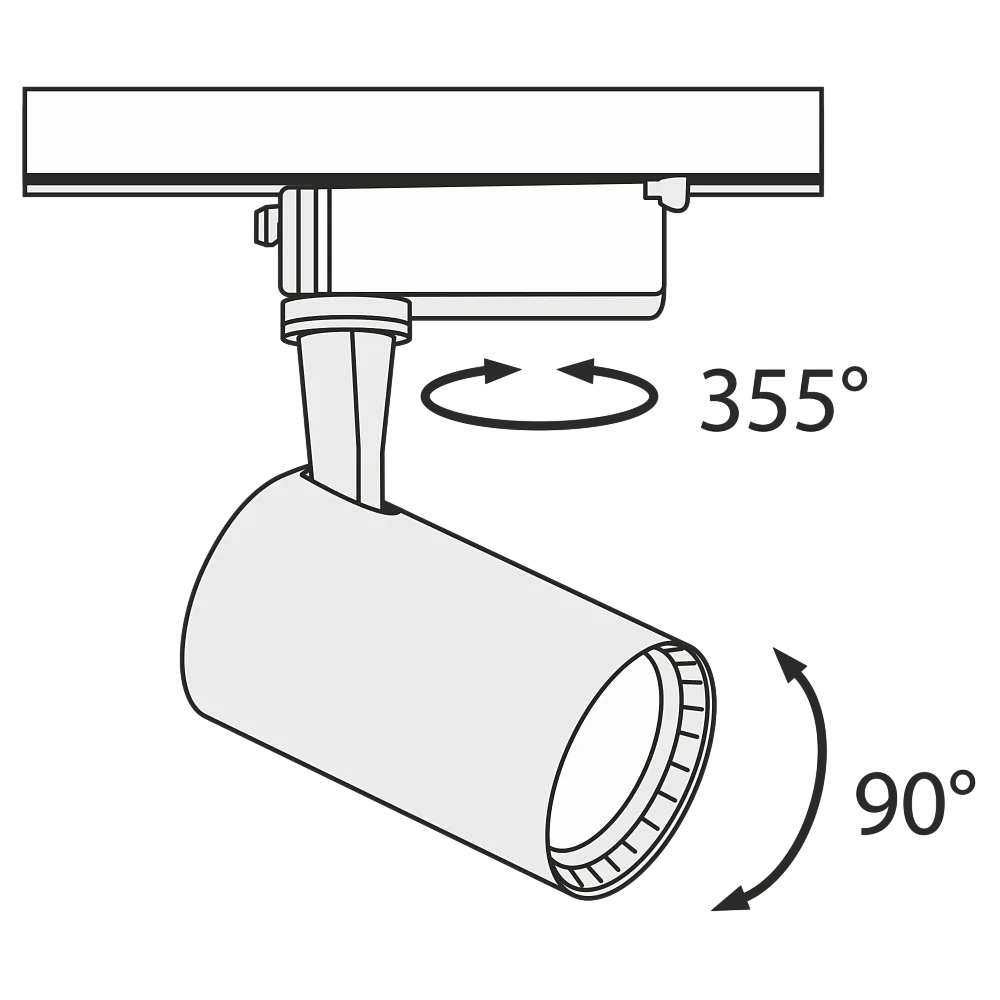 ✔️Трековый светильник Maytoni Track lamps TR003-1-6W4K-W купить за 6 800 тенге в Казахстане г. Астане, Алмате, Караганде