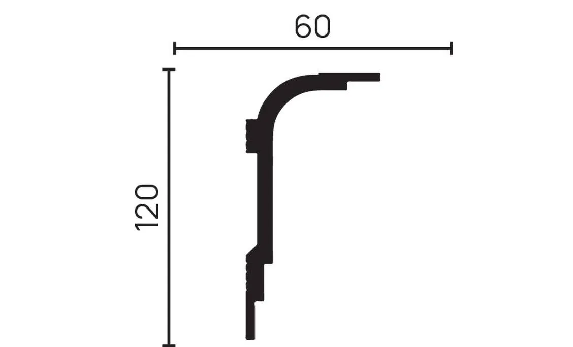 ✔️Карниз DECOR-DIZAYN DD516 купить за 8 600 тенге в Казахстане г. Астане, Алмате, Караганде