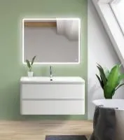 ✔️Тумба с раковиной подвесная BelBagno ALBANO ALBANO-900-2C-SO-BL купить за 262 700 тенге в Казахстане г. Астане, Алмате, Караганде