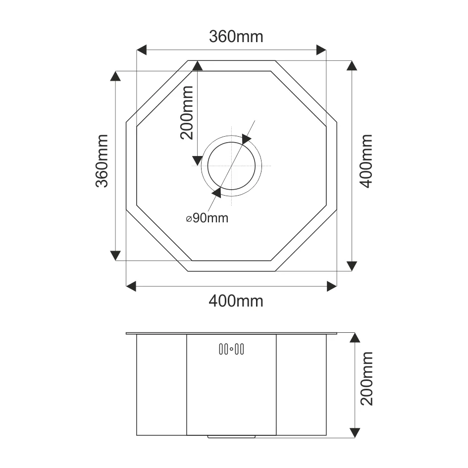 ✔️Кухонная мойка MELANA D400B, черный купить за 311 200 тенге в Казахстане г. Астане, Алмате, Караганде