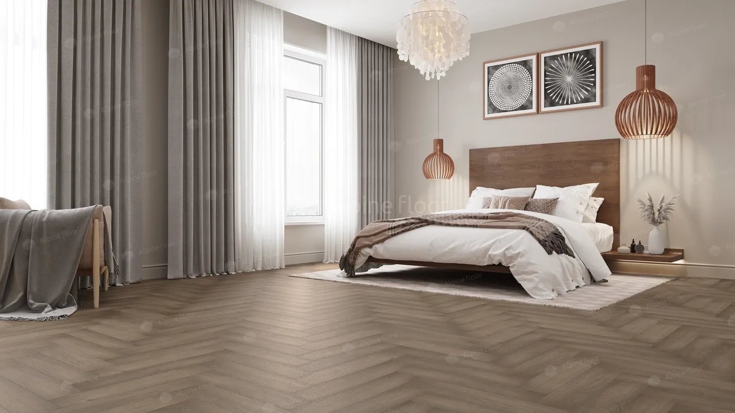 ✔️Виниловый пол Alpine Floor PARQUET LIGHT ЕСО 13-7 Дуб Насыщенный купить за 15 300 тенге в Казахстане г. Астане, Алмате, Караганде