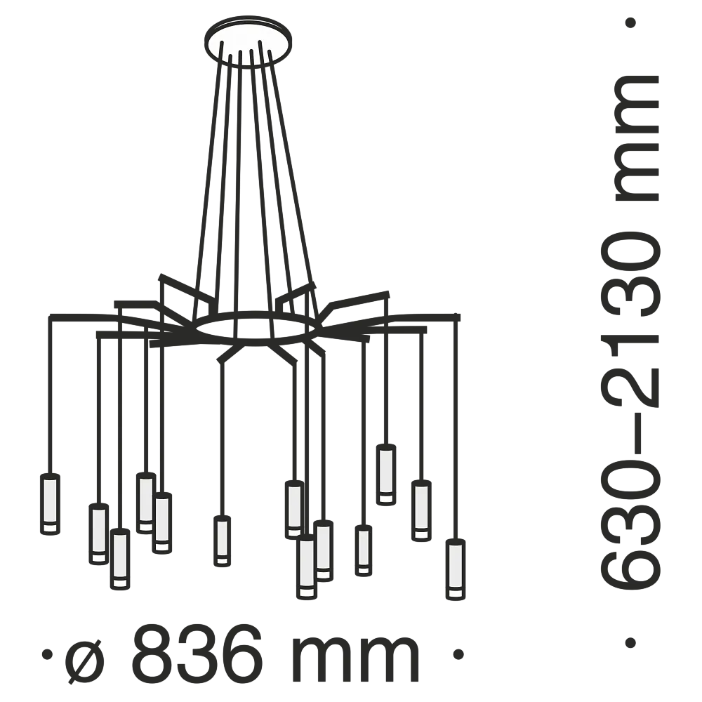 ✔️Люстра Maytoni Davida MOD035PL-12W купить за 233 300 тенге в Казахстане г. Астане, Алмате, Караганде