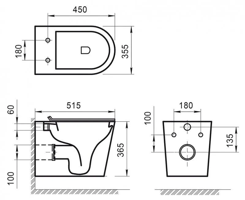 ✔️Подвесной унитаз BelBagno Flay-R BB053CHR купить за 111 400 тенге в Казахстане г. Астане, Алмате, Караганде