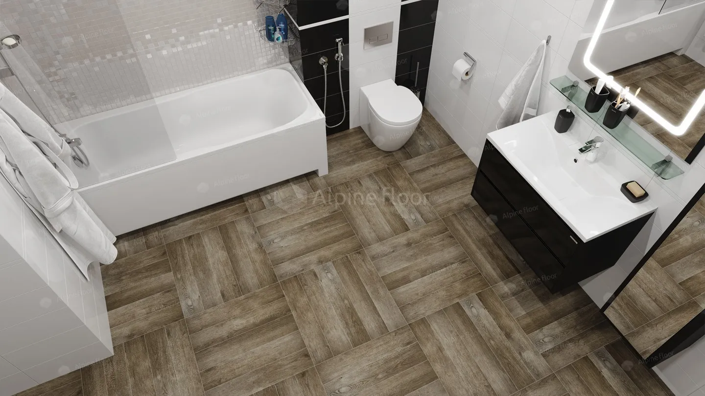 ✔️Виниловый пол Alpine Floor EXPRESSIVE PARQUET ЕСО 10-6 Американское Ранчо купить за 21 100 тенге в Казахстане г. Астане, Алмате, Караганде