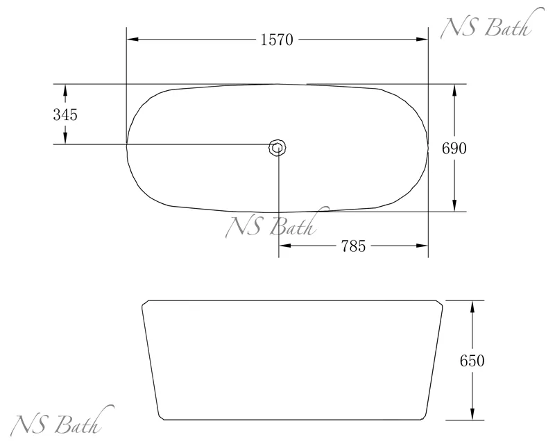 ✔️Ванна NS Bath NSB-15690 купить за 2 476 300 тенге в Казахстане г. Астане, Алмате, Караганде