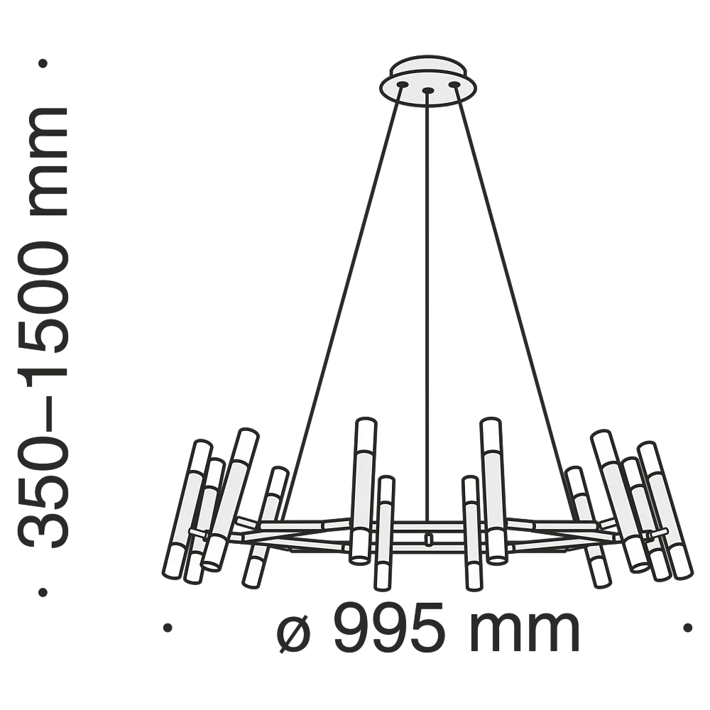 ✔️Люстра Maytoni Vigo MOD031PL-24B купить за 317 600 тенге в Казахстане г. Астане, Алмате, Караганде