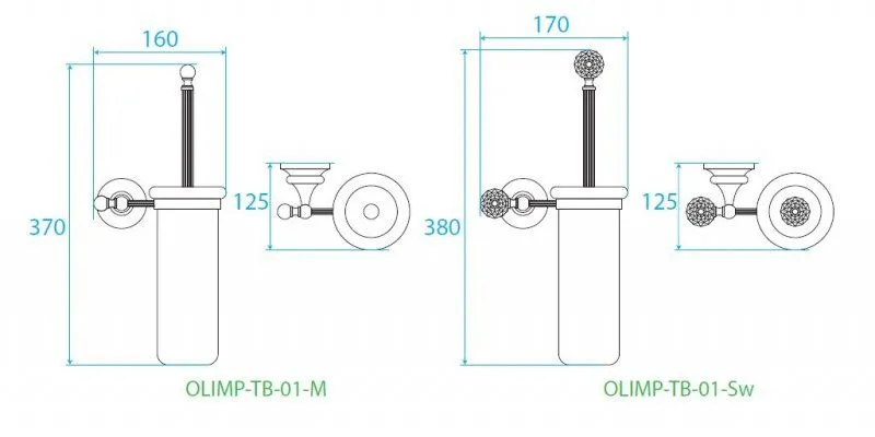 ✔️Ерш подвесной Cezares Olimp OLIMP-TB-01-M купить за 124 600 тенге в Казахстане г. Астане, Алмате, Караганде