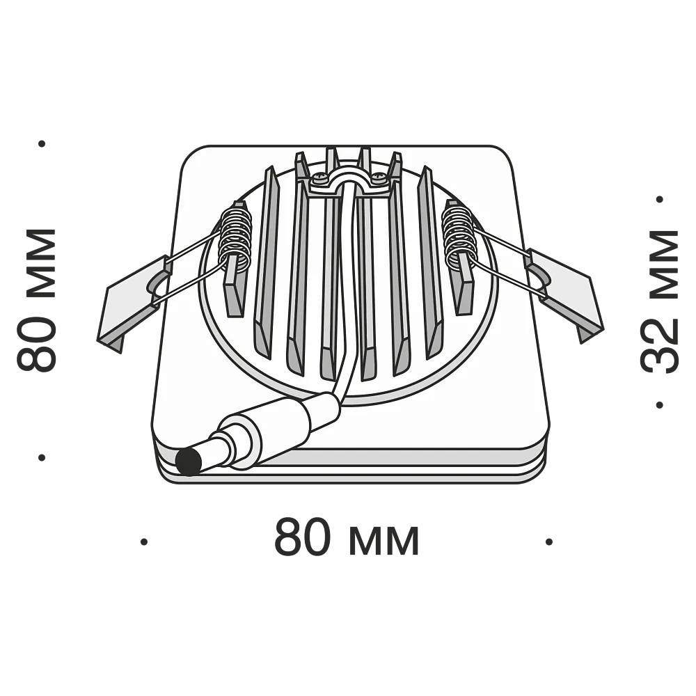 ✔️Спот Maytoni Phanton DL2001-L7B4K купить за 6 100 тенге в Казахстане г. Астане, Алмате, Караганде