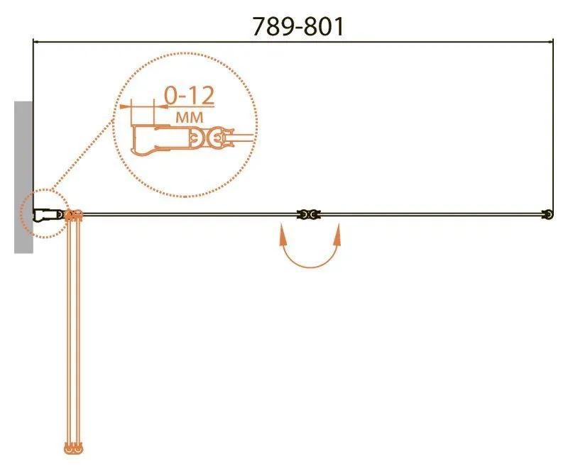 ✔️Шторка на ванну Cezares Relax RELAX-V-2-80/140-P-Bi-R купить за 88 200 тенге в Казахстане г. Астане, Алмате, Караганде