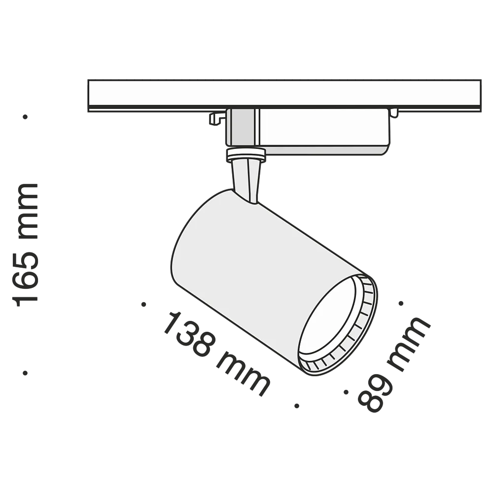 ✔️Трековый светильник Maytoni Track lamps TR003-1-17W4K-B купить за 10 800 тенге в Казахстане г. Астане, Алмате, Караганде