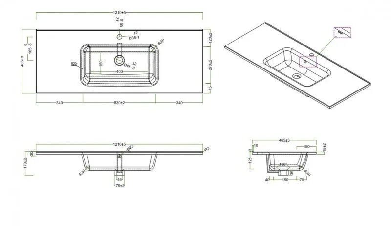 ✔️Раковина BelBagno ETNA BB1200ETL купить за 1 тенге в Казахстане г. Астане, Алмате, Караганде