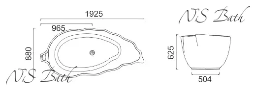 ✔️Ванна NS Bath NSB-19880 купить за 3 277 500 тенге в Казахстане г. Астане, Алмате, Караганде