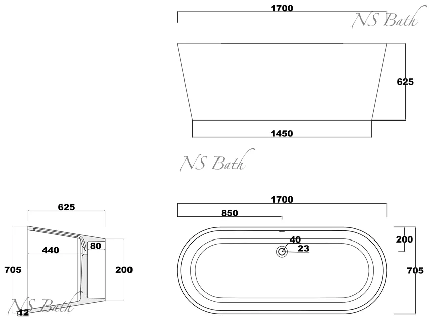 ✔️Ванна NS Bath NSB-17700 купить за 2 804 100 тенге в Казахстане г. Астане, Алмате, Караганде