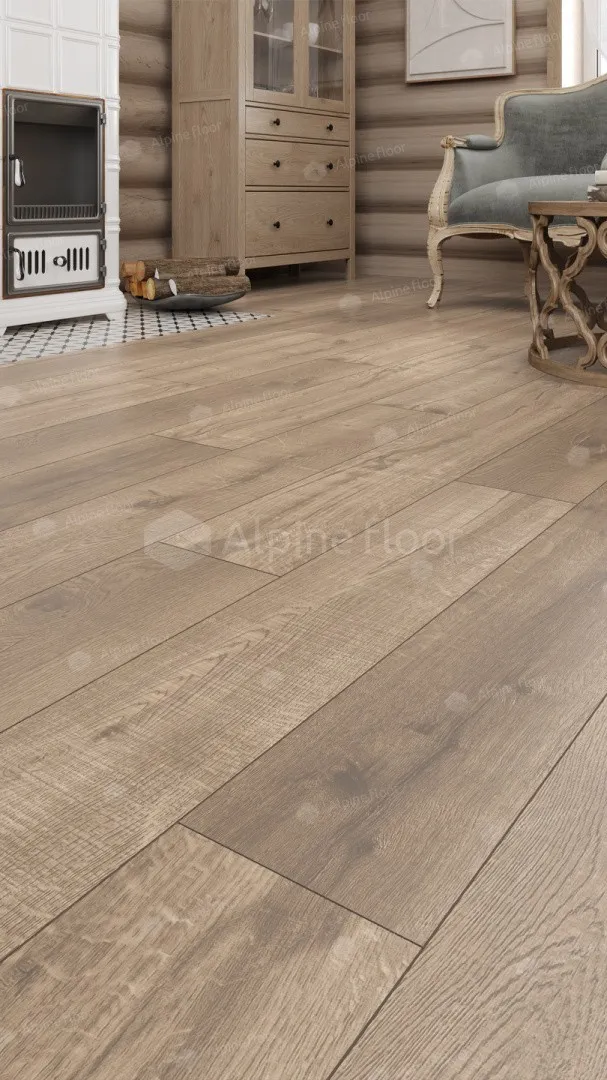 ✔️Виниловый пол Alpine Floor REAL WOOD ЕСО 2-5 Дуб Натуральный купить за 17 500 тенге в Казахстане г. Астане, Алмате, Караганде