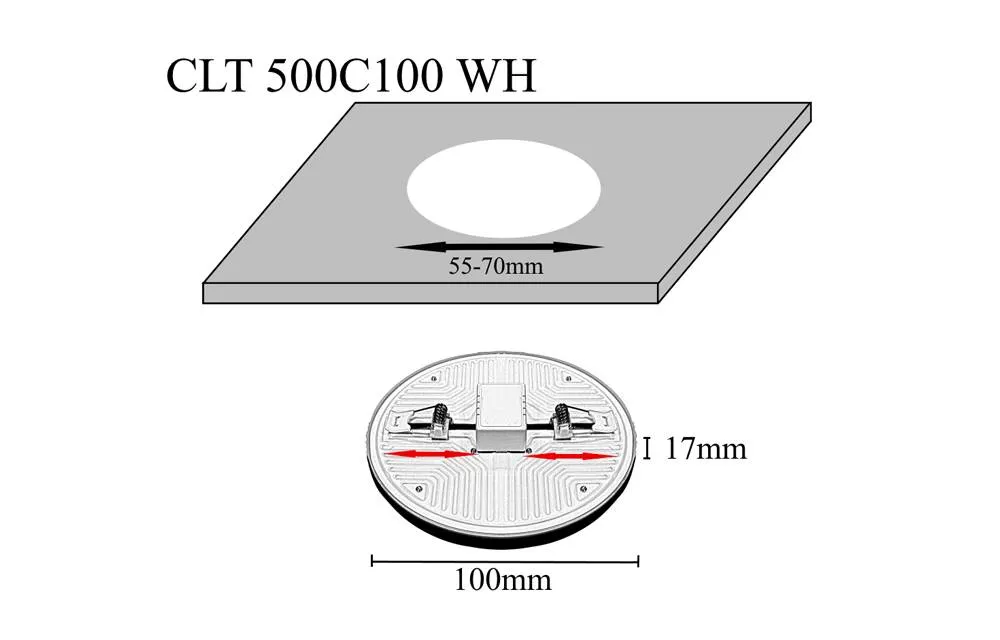 ✔️Спот Crystal Lux CLT 500C100 WH 3000K купить за 3 000 тенге в Казахстане г. Астане, Алмате, Караганде