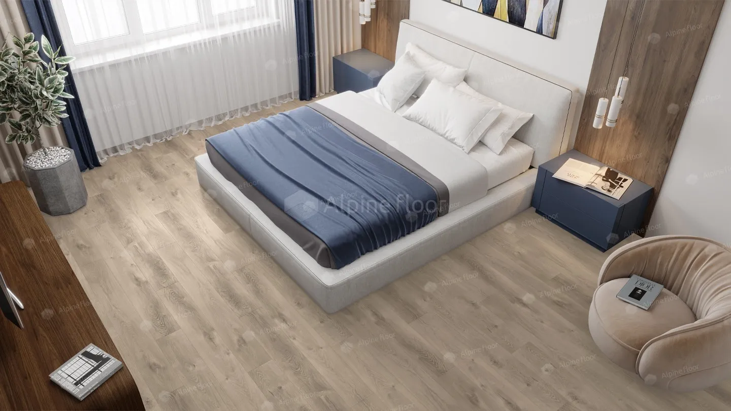 ✔️Виниловый пол Alpine Floor PARQUET LIGHT ЕСО 13-5 Дуб Натуральный Отбеленный купить за 15 300 тенге в Казахстане г. Астане, Алмате, Караганде