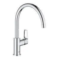 ✔️Смеситель для кухни Grohe BauLoop 31368001 хром купить за 52 000 тенге в Казахстане г. Астане, Алмате, Караганде