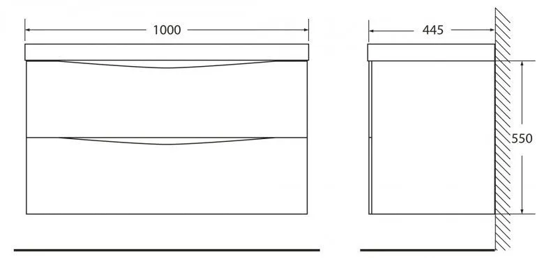 ✔️Тумба с раковиной подвесная BelBagno MARINO MARINO-1000-2C-SO-CO-P купить за 188 600 тенге в Казахстане г. Астане, Алмате, Караганде