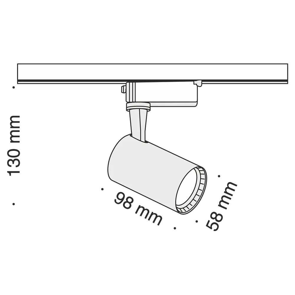 ✔️Трековый светильник Maytoni Track lamps TR003-1-6W4K-B купить за 6 800 тенге в Казахстане г. Астане, Алмате, Караганде