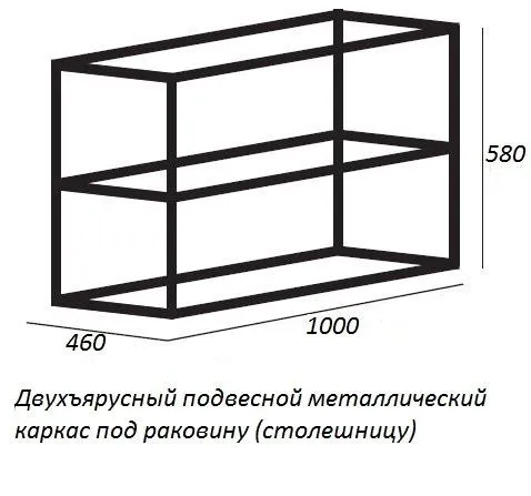 ✔️Стальной каркас Cezares CADRO CADRO-100/46/58-2C-SO-MET-ST купить за 248 900 тенге в Казахстане г. Астане, Алмате, Караганде